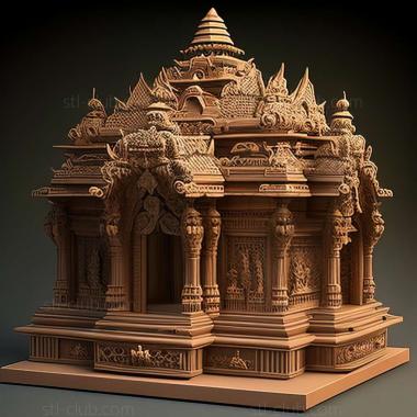 3D model temple (STL)